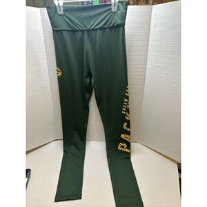 Green‎ Bay Packers NFL High Rise Leggings Sz Small NWOT